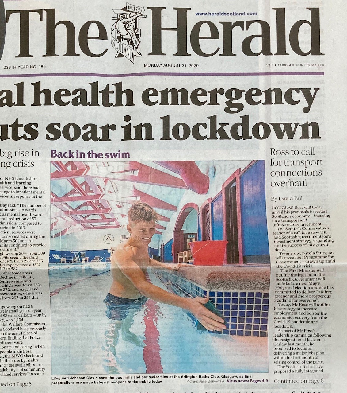 herald front page